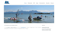 Desktop Screenshot of chiemsee-surfcenter.de