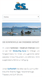 Mobile Screenshot of chiemsee-surfcenter.de